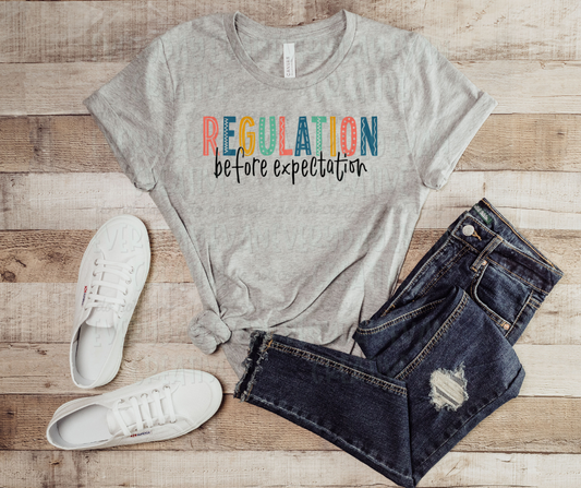 Regulation Before Expectation (Color)