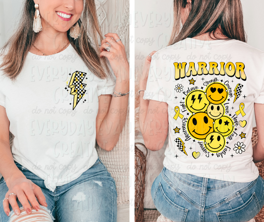 Retro Collage Warrior Gold