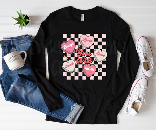 Checkered Heart Affirmations