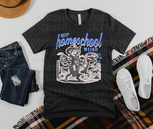 Keep Homeschool Weird (Blue)