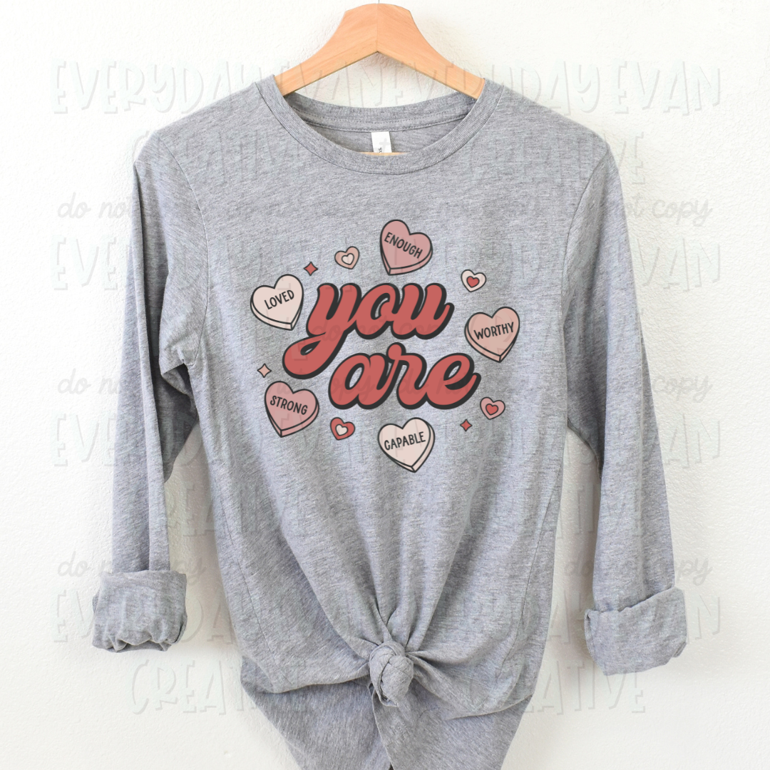Retro Heart Affirmations