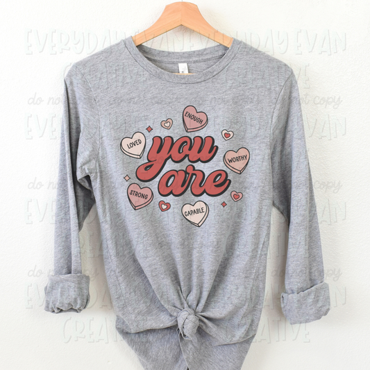 Retro Heart Affirmations
