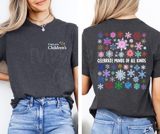 Celebrate Minds of All Kinds Snowflakes
