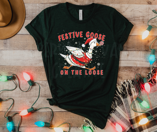 Festive Goose on the Loose