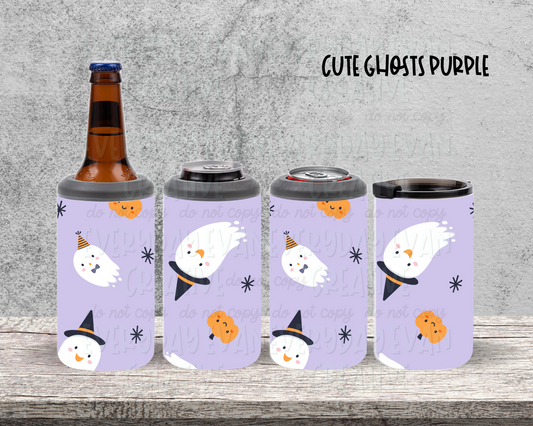 Cute Ghosts Purple