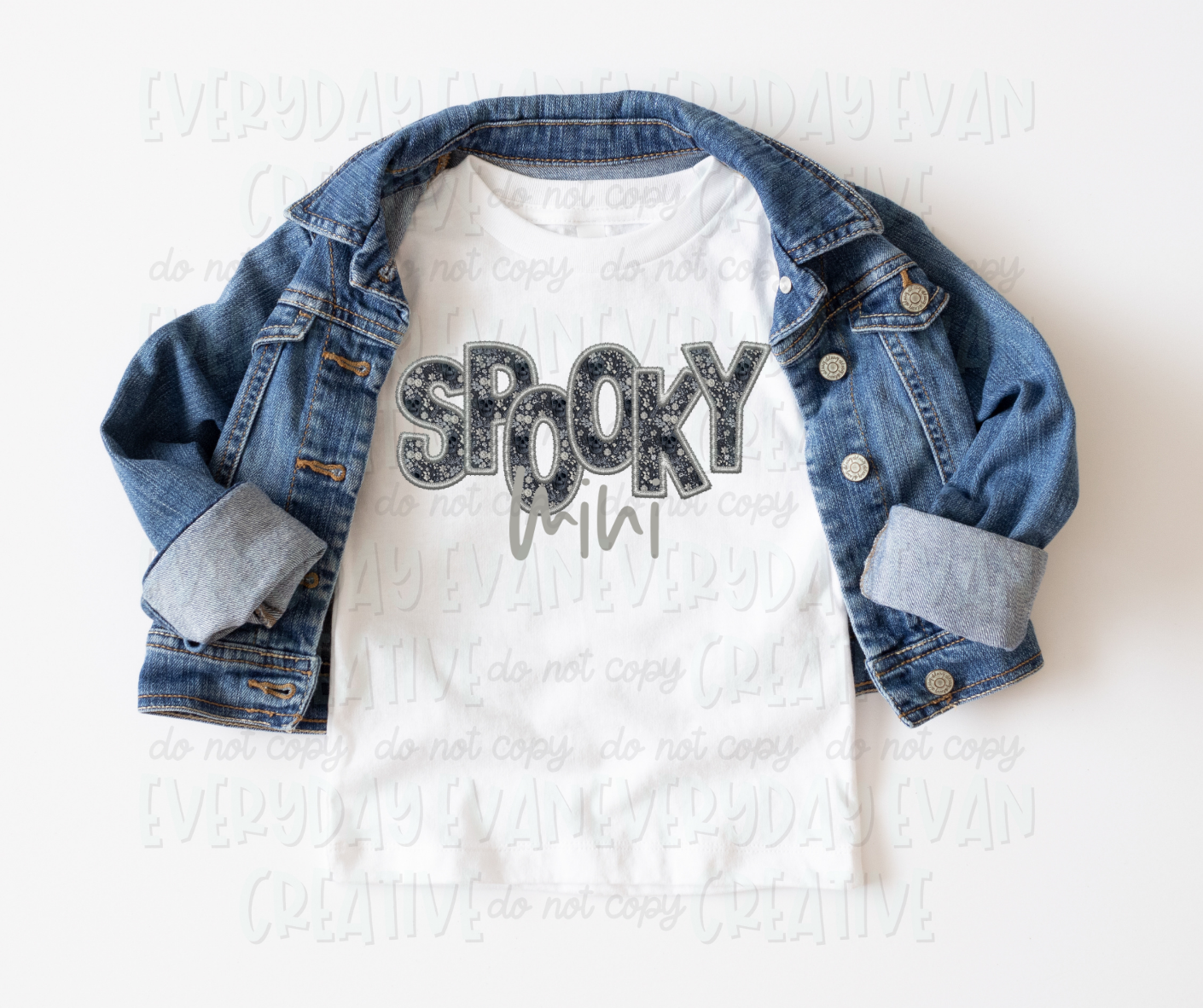 Spooky Mini Faux Embroidery