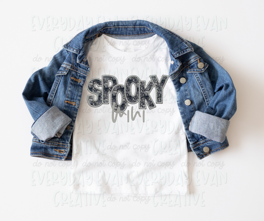 Spooky Mini Faux Embroidery