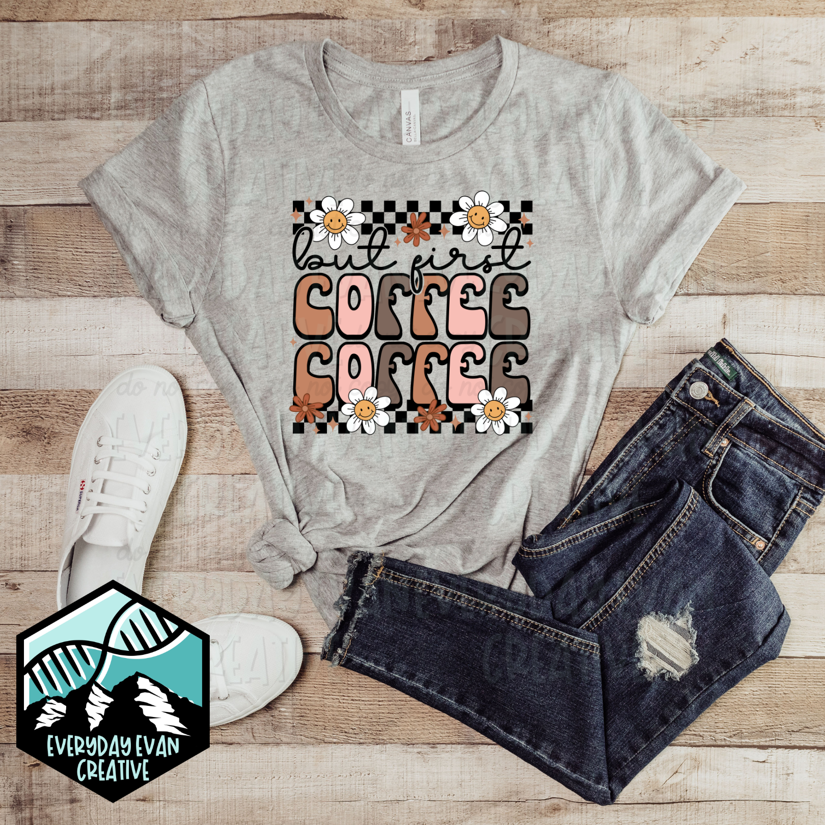 But First Coffee tee