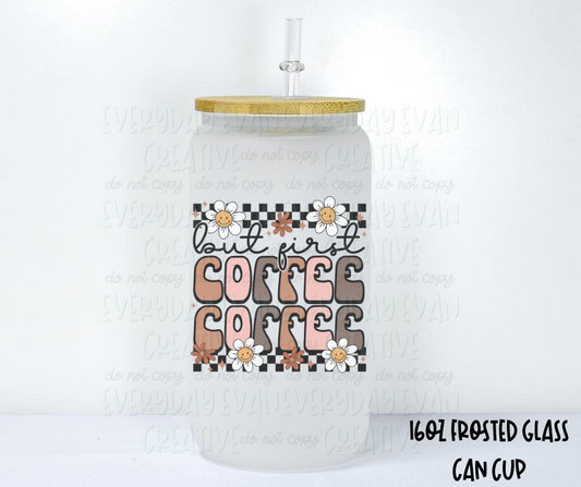 Image of a frosted glass can cup