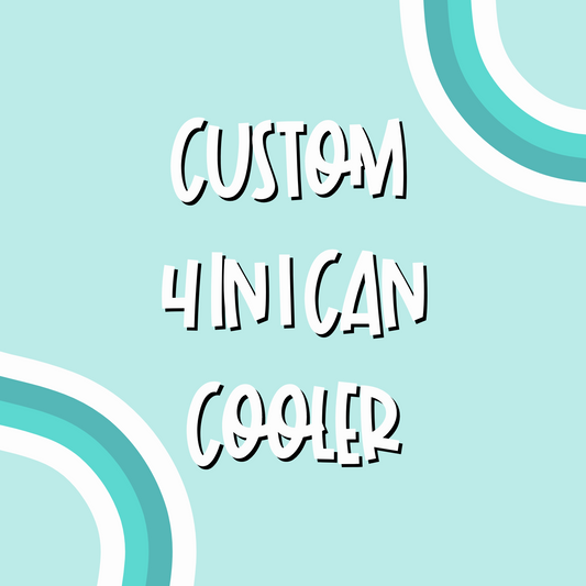 Custom 4 in 1 Can Cooler