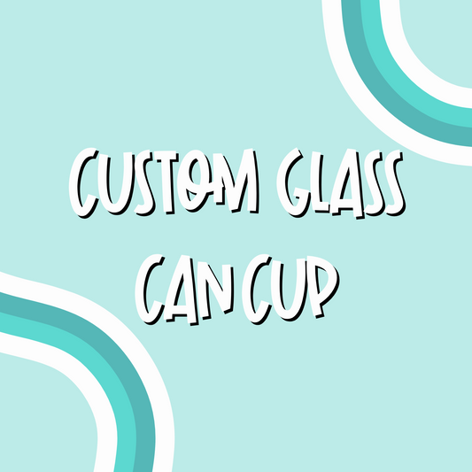 Custom Glass Can Cup