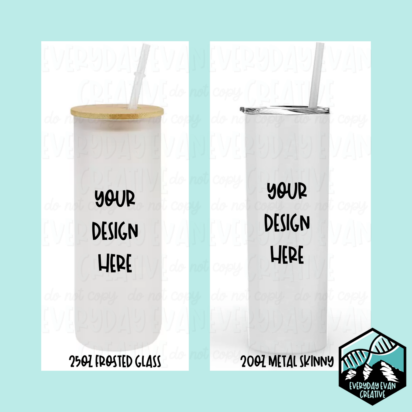 Custom Tumbler mock-up