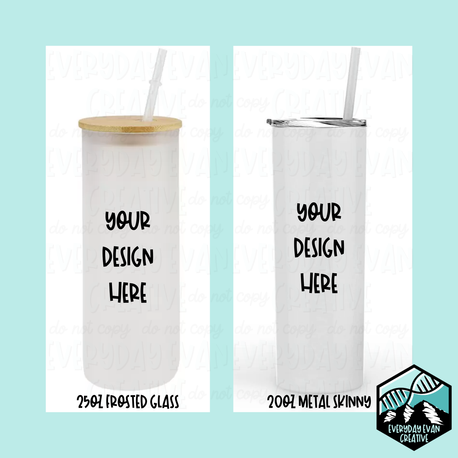 Custom Tumbler mock-up