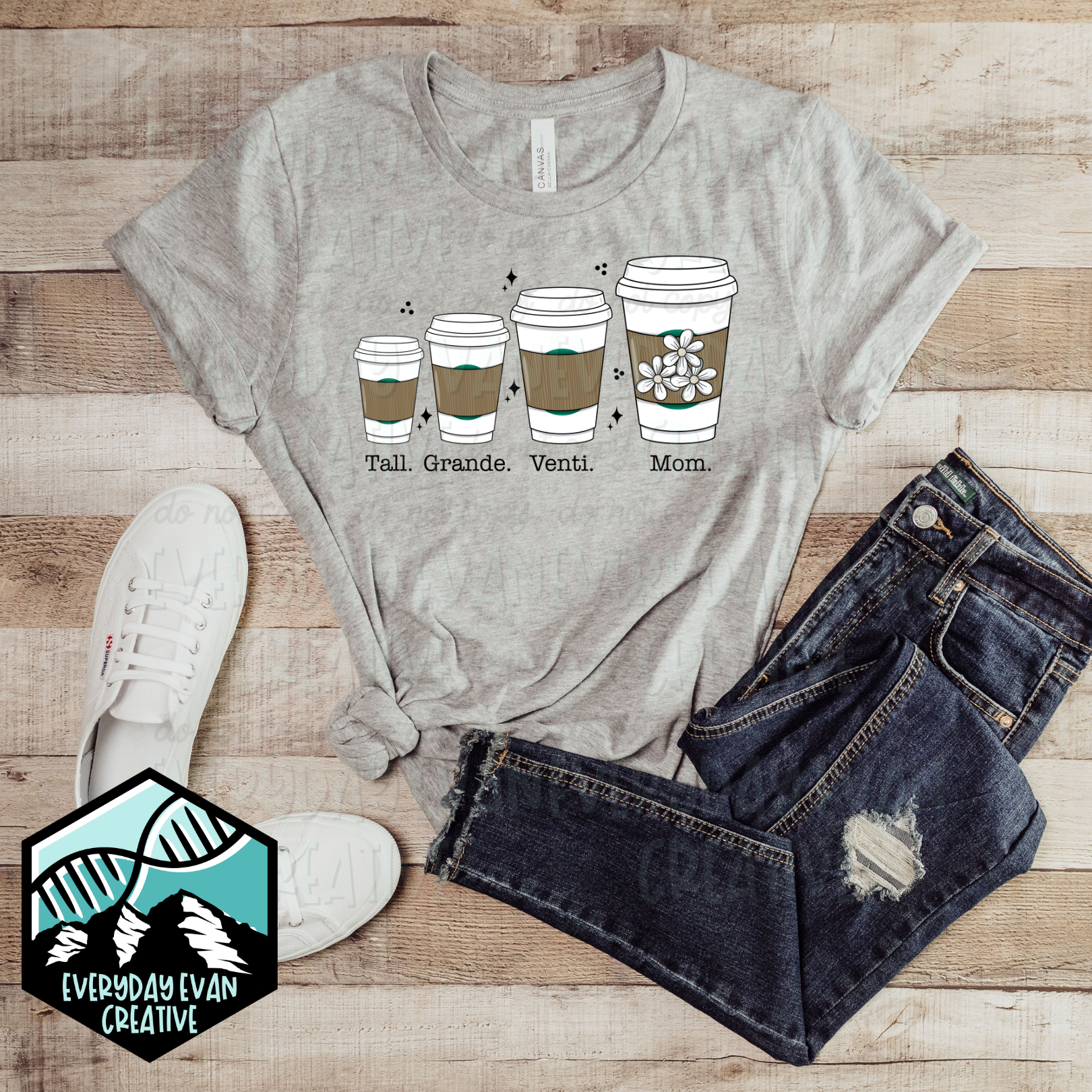 Mom Sized Coffee tee