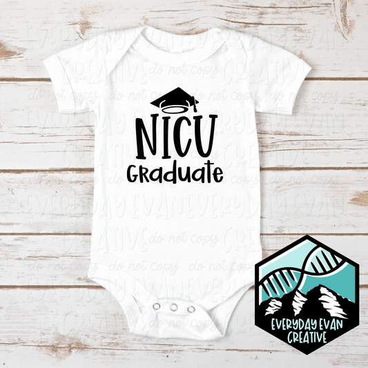 NICU Graduate Onesie tee