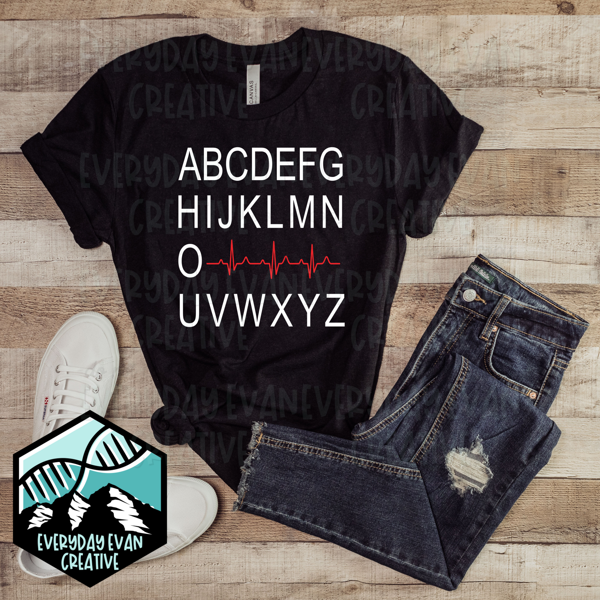 PQRST tee