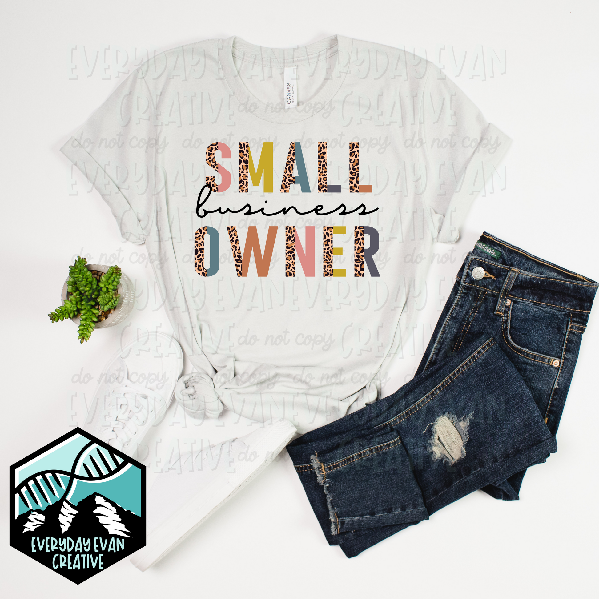 a shirt that reads small business owner