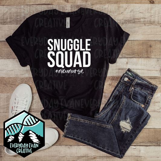 Snuggle Squad tee