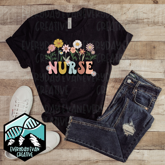 wildflower nurse tee